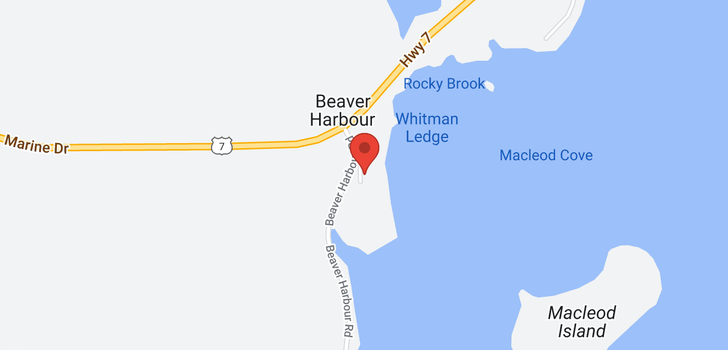map of 31 Beaver Harbour Road